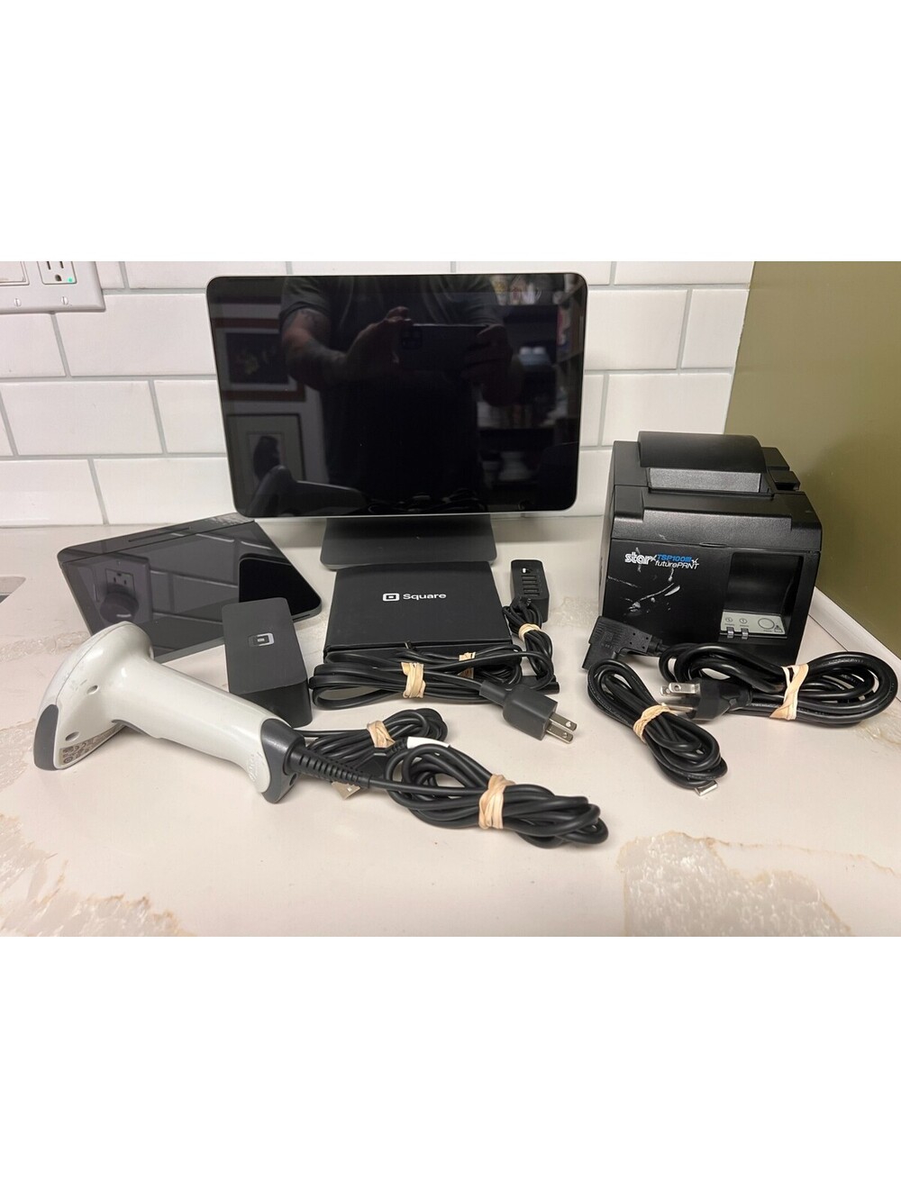 Square Register POS Bundle+Star Printer & Honeywell Scanner